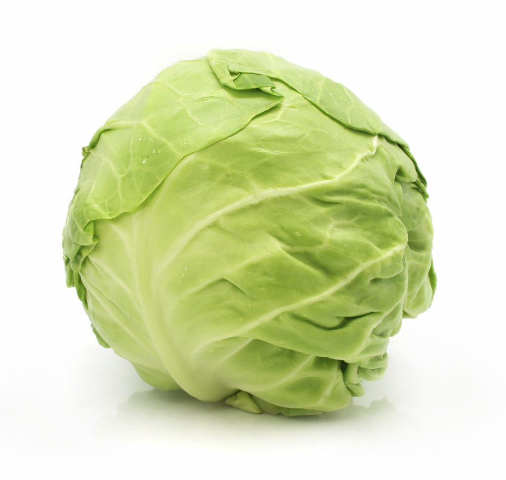 Locally Grown Green Cabbage, 1 Head
