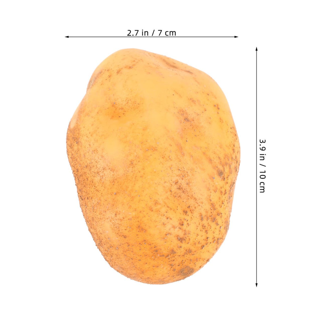 PRETYZOOM 4Pcs Artificial Potato Faux Potato Lifelike Vegetable Models