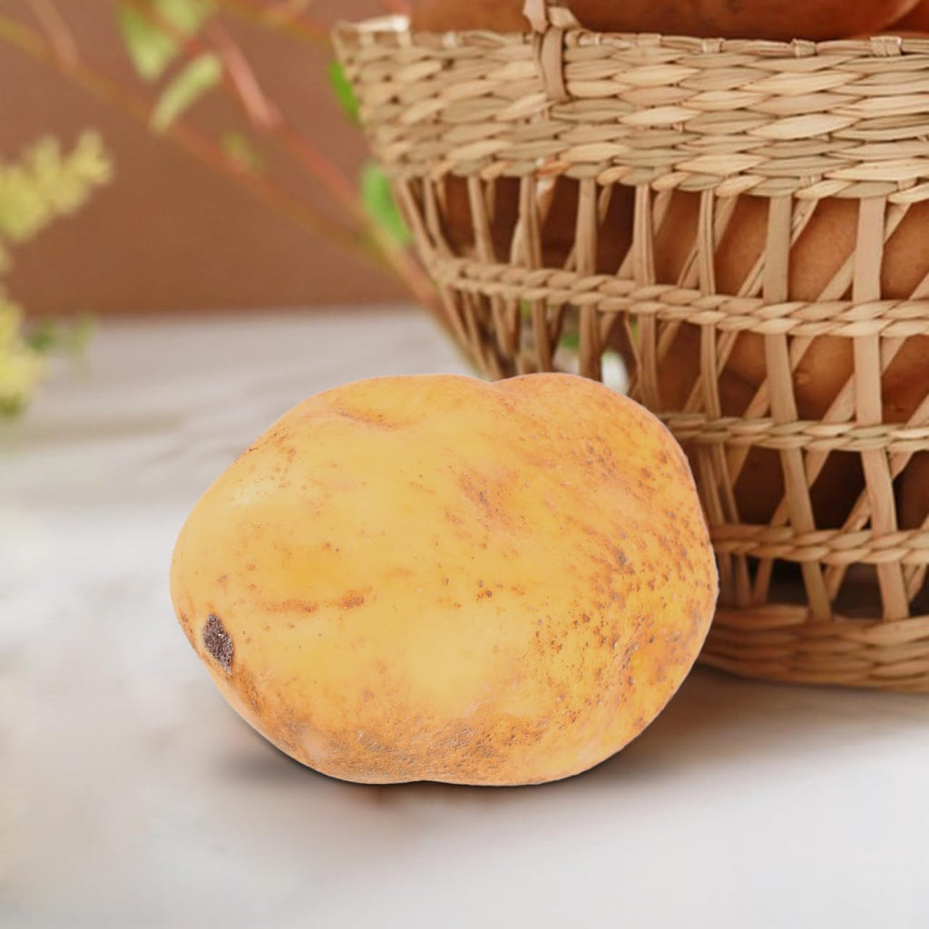 PRETYZOOM 4Pcs Artificial Potato Faux Potato Lifelike Vegetable Models