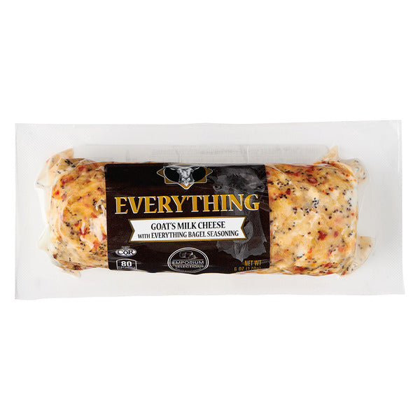 Emporium Selection Everything Goat Milk Cheese Log 6 oz