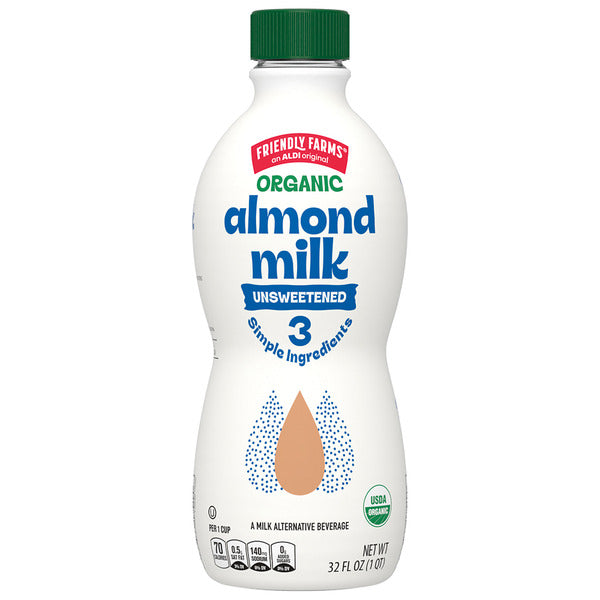 Friendly Farms Organic Almond Milk, Original 32 fl oz