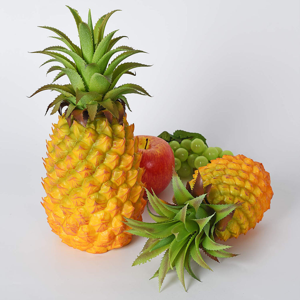 Lvydec Artificial Pineapple, Realistic Artificial Fruit Fake Pineapple for Home Cabinet Table Party Decoration (10.2")