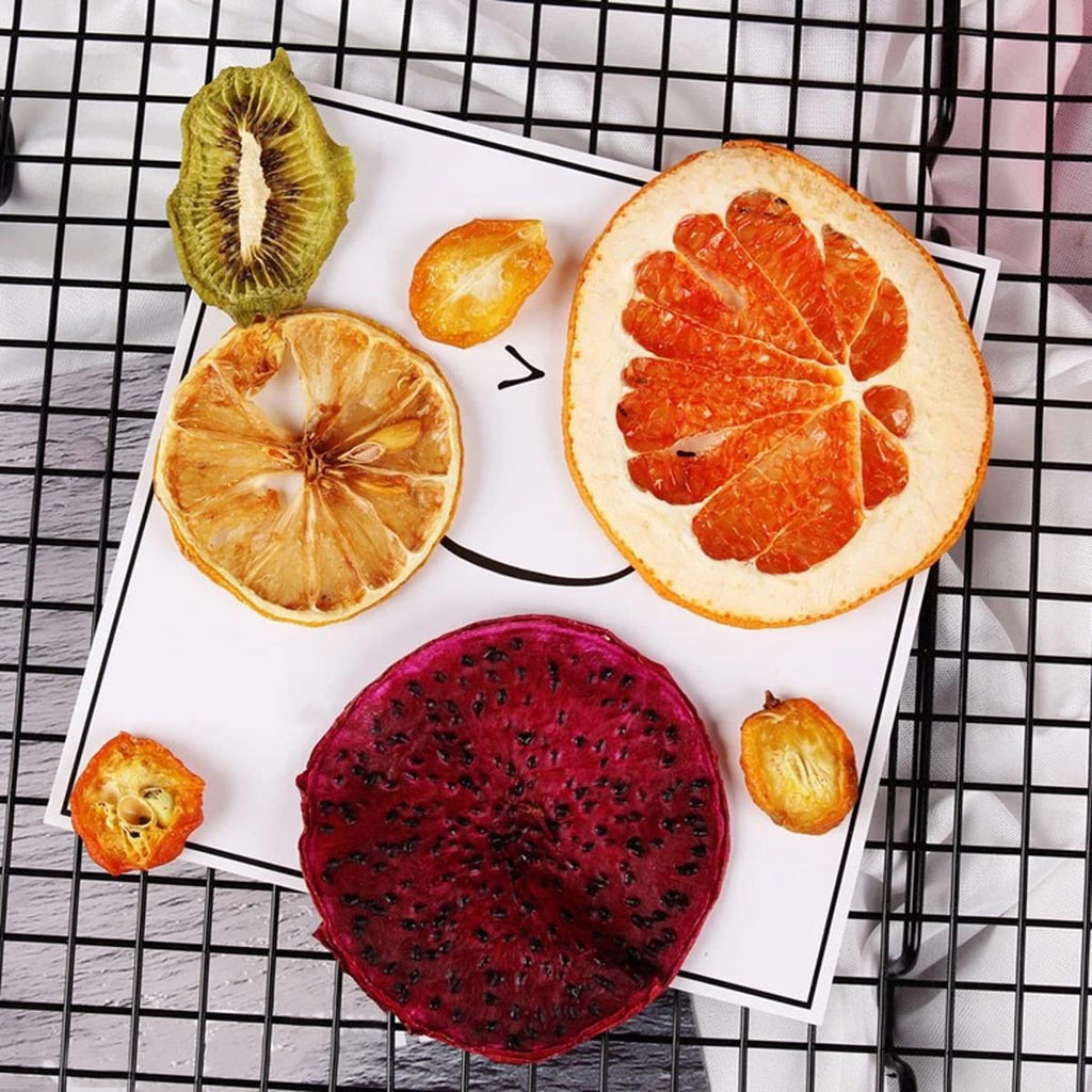 homeemoh 500g Lemon - Sugar Free Dried Fruit Slices, Organic Fruit Pieces for Drinks, Cocktails, Baking, Candle/Soap Making