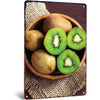 Vibrant Kiwi Fruit Metal Signs 8x12 Inch Kitchen Wall Decor