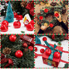 PandaHall Mini Apples, 1.7 inch, Red, 20pcs Fake Apples Xms Decoration