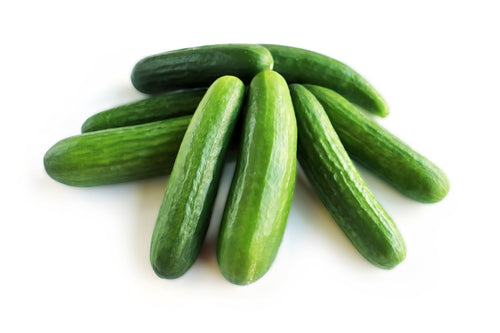 Fresh Green Mini Cucumbers by RawJoy Farms