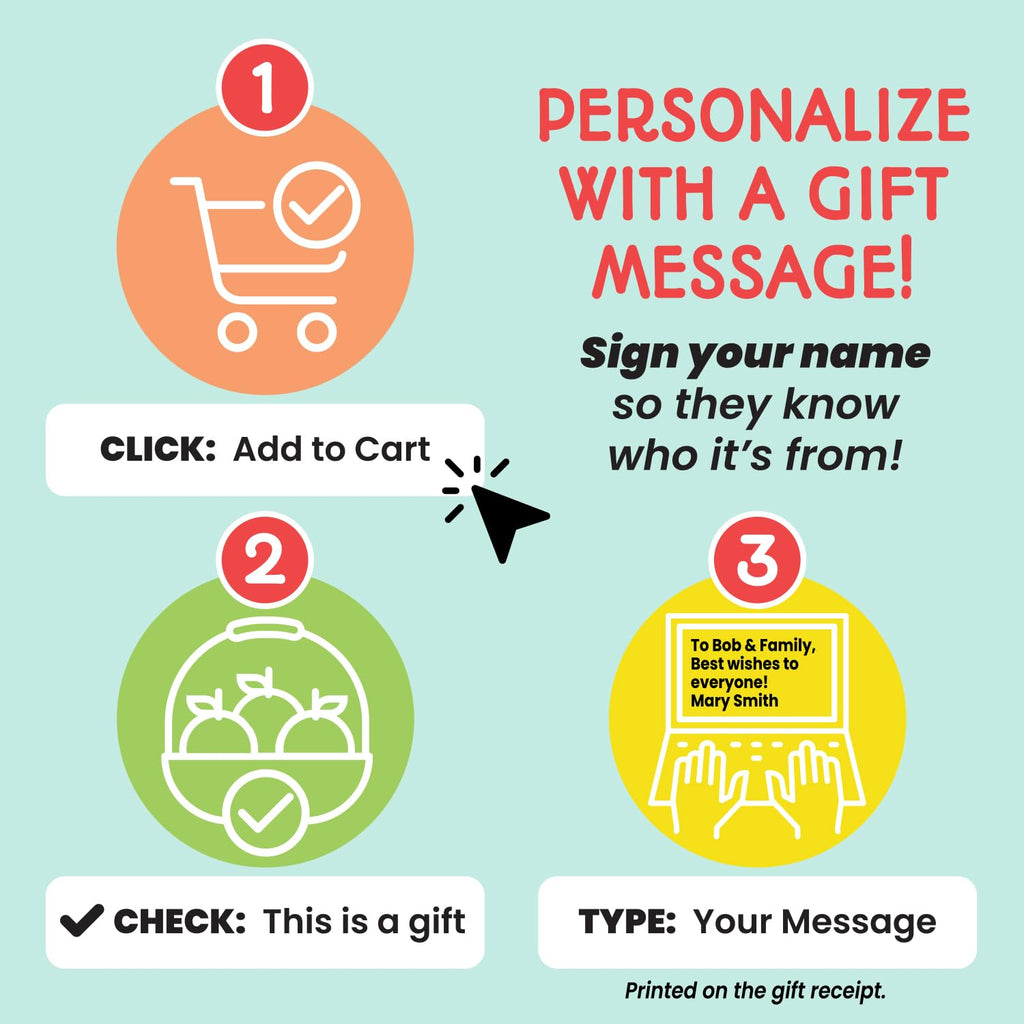 A Gift Inside Fresh Citrus Gift Box with Navel Oranges & Satsuma Mandarins – Premium Fresh Fruit Gift for Every Occasion