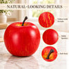ABOOFAN Artificial Red Apple Decor, Lifelike Foam Apple