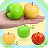 Lorigun 12 Pcs Artificial Apples, Fake Fruits Faux Apples for Home Decoration Christmas Party Lifelike Apple for Crafts, Fake Fruits for Kitchen Display Photography Prop, 8 Red+2 Yellow+2 Green