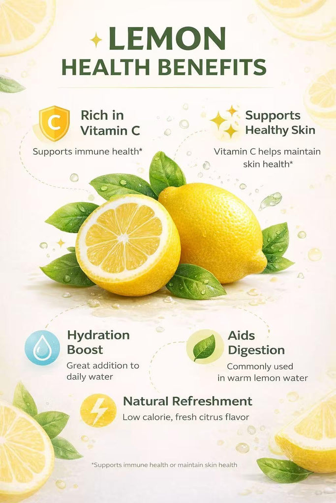 Fresh lemons, 8 Count