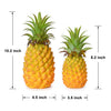 Lvydec Artificial Pineapple, Realistic Artificial Fruit Fake Pineapple for Home Cabinet Table Party Decoration (10.2")