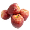 BLLNDX Artificial Red Apple 4PCS High Simulation Plastic Fake Red Apples Realistic Lifelike Artificial Fruits Model for Home Kitchen Party Wedding Decoration