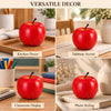 ABOOFAN Artificial Red Apple Decor, Lifelike Foam Apple