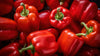 Fresh Organic Red Bell Peppers by RawJoy Farms, 1 Pound