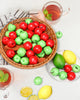 Liobelon 40 Pieces Mini Artificial Apples Mini Fake Apples