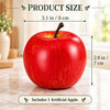 ABOOFAN Artificial Red Apple Decor, Lifelike Foam Apple