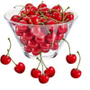 YIKANGHENG 50 Pcs 2.55 Inch x 1 Inch Fake Cherry Artificial Lifelike Fruits for Home and Party Decoration (50)