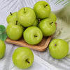 Meiwlong 12Pcs Artificial Green Apples,Realistic Fake Fruit for Decoration
