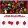 CHGCRAFT 30Pcs 3 Styles Realistic Fake Fruit Artificial Lifelike Mix Apple Mini Artificial Apple Fake Fruit Simulation Foam Fruits for Home Kitchen Photography Party Decoration