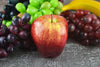 JEDFORE Artificial Lifelike Fake Dark Red Apple Simulation Red Delicious Apples Set Fake Fruit for Home House Kitchen Wedding Party Decoration Photography - Set of 12