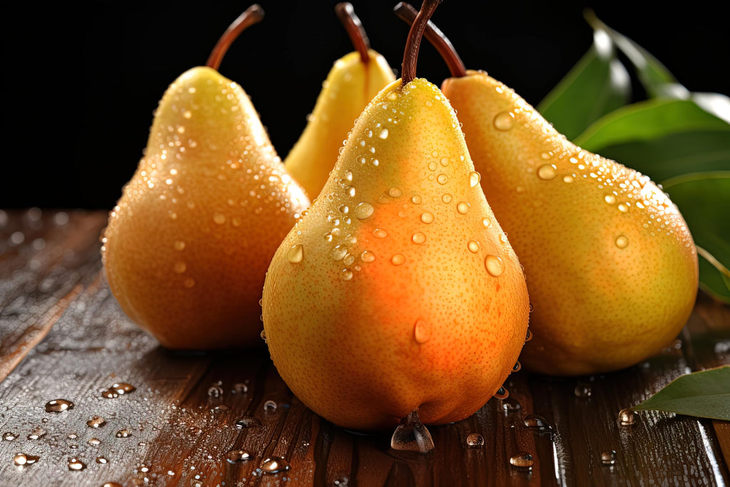 Fresh delicious Bosc Pears by RawJoy Farms. (1 Pound)