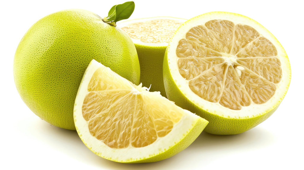 Fresh delicious Pomelo by RawJoy Farms.