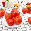 JUNEBRUSHS 16 Pieces Fake Apples for Home Kitchen,Red Foam Fruits Set