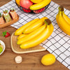3 Heads Fake Banana, Artificial Plastic Bananas Bulk, Faux Bananas Bunch