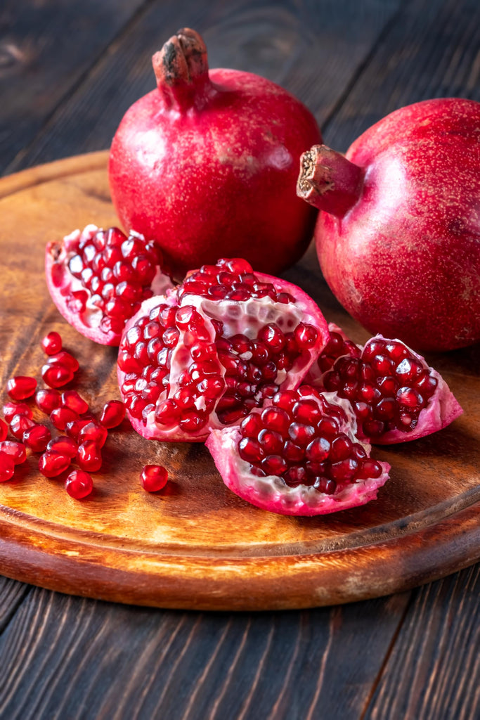 Fresh Red Juicy Pomegranate by RawJoy Farms