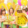 HyDren 50 Pcs Fake Foam Bananas with Bag for Kids Adults Party