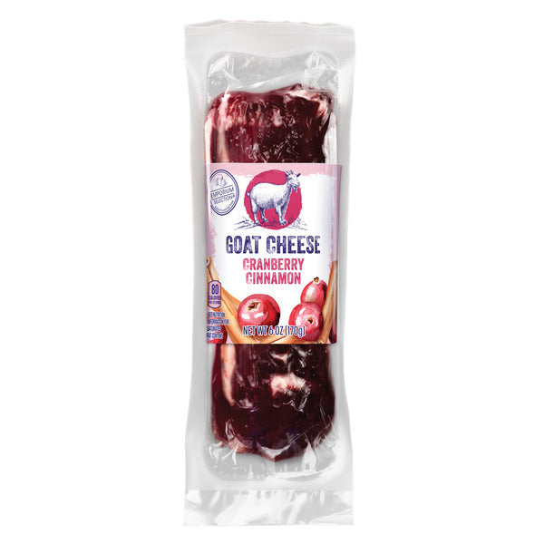 Emporium Selection Cranberry Cinnamon Flavored Goat Cheese Log 6 oz