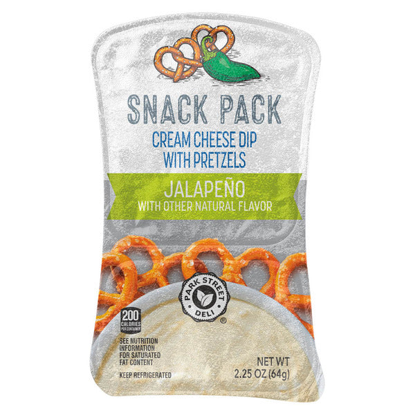 Park Street Deli Jalapeno Cream Cheese Dip with Pretzels 2.25 oz