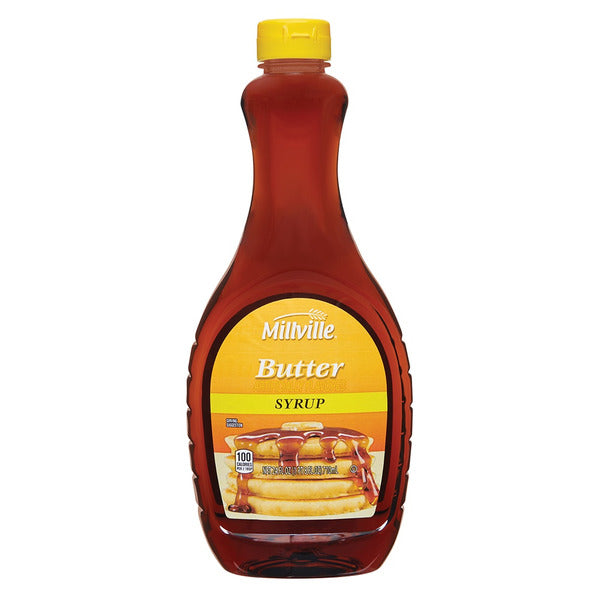 Millville Butter Flavored Syrup 24 fl oz