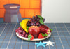 JEDFORE Artificial Lifelike Fake Dark Red Apple Simulation Red Delicious Apples Set Fake Fruit for Home House Kitchen Wedding Party Decoration Photography - Set of 12