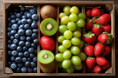 Fresh delicious Gift Fruit Basket by RawJoy Farms.