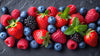 A Gift with fresh Juicy Berries Fruit Basket by RawJoy Farms.