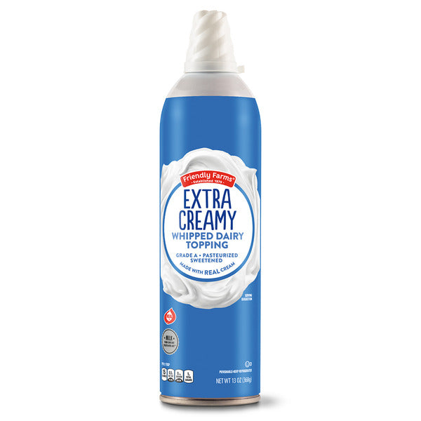 Friendly Farms Extra Creamy Whipped Dairy Topping 13 oz