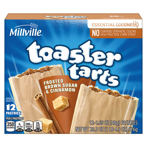 Millville Cinnamon Toaster Tarts, 12 count 20.3 oz