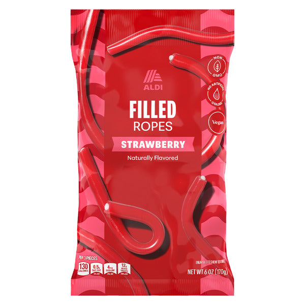 Strawberry Filled Ropes 6 oz