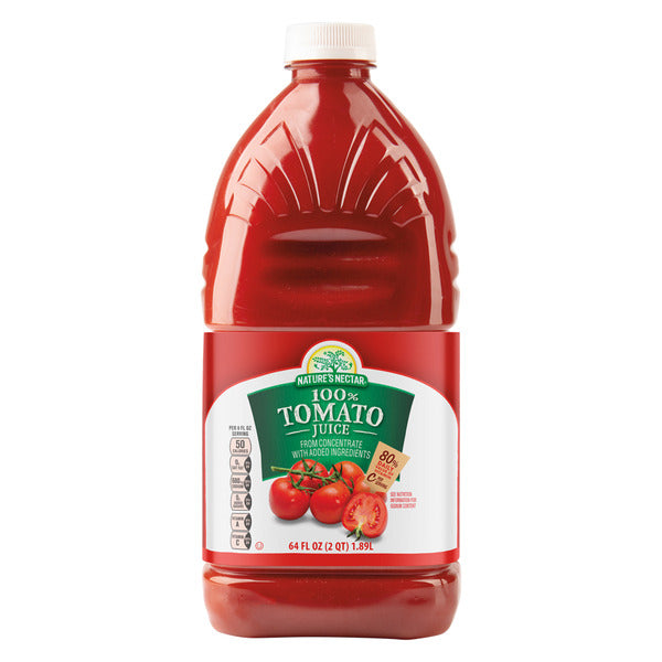Nature's Nectar 100% Tomato Juice 64 fl oz