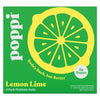Poppi Lemon Lime Prebiotic Soda, 4 Pack 12 fl oz