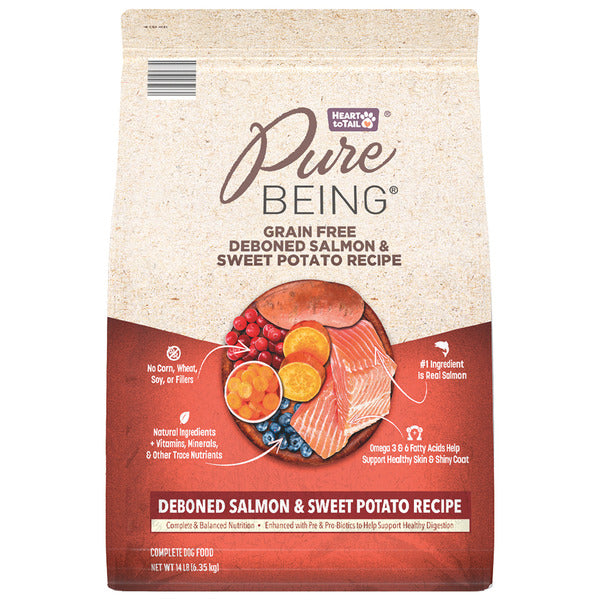 Pure Being Deboned Salmon & Sweet Potato Dog Food 14 lb
