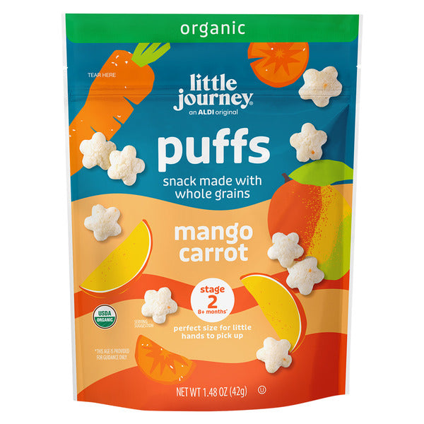 Little Journey Organic Mango Carrot Puffs 1.48 oz