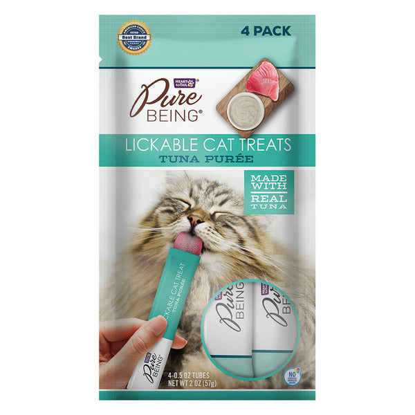Pure Being Real Tuna Puree Lickable Cat Treats 2 oz