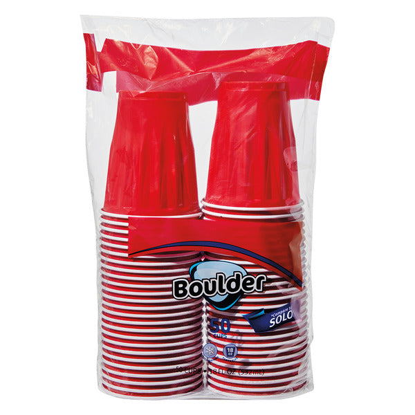 Boulder Red Party Cups 50 ct