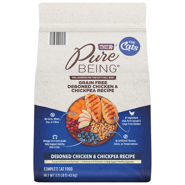 Pure Being Chicken & Chickpea Recipe Cat Food 3.15 lb