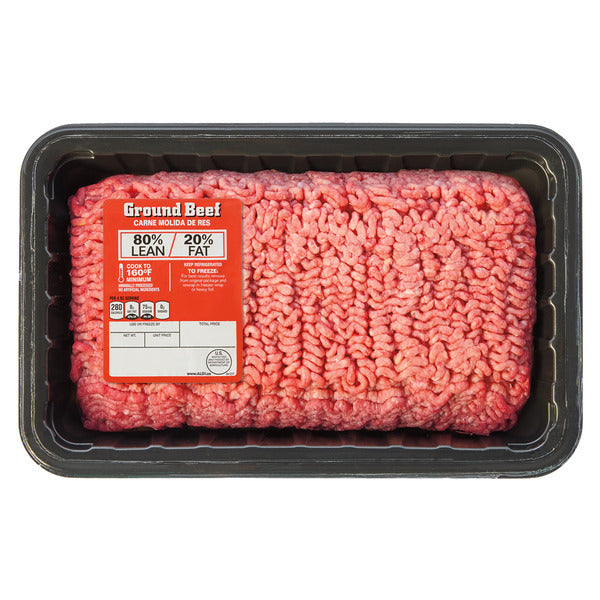 80% Lean 20% Fat Ground Beef 2.25 lb