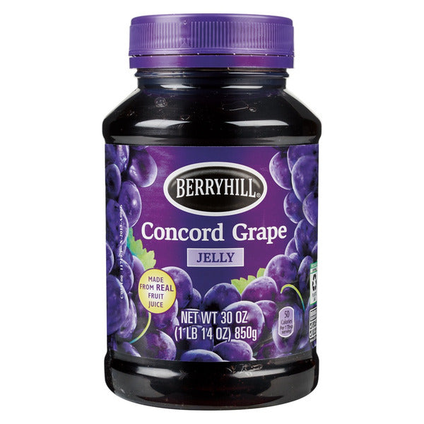 Berryhill Real Fruit Juice Concord Grape Jelly 30 oz