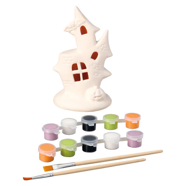 The Halloween Collection Haunted House Halloween Ceramic Figure