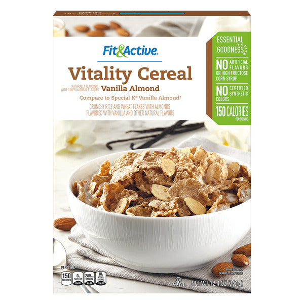 Fit & Active Vitality Cereal Vanilla Almond 12.4 oz